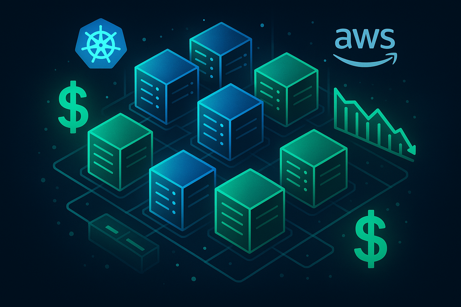 Abstract image representing cloud computing cost optimization